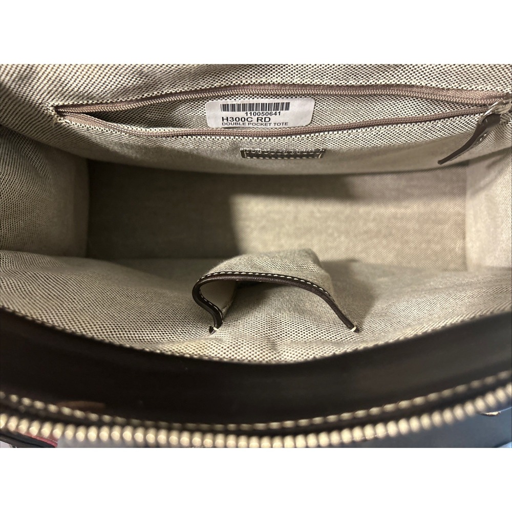 Dooney and Bourke Satchel Tote Detachable Crossbody W Double Handles & Pockets - Picture 10 of 11